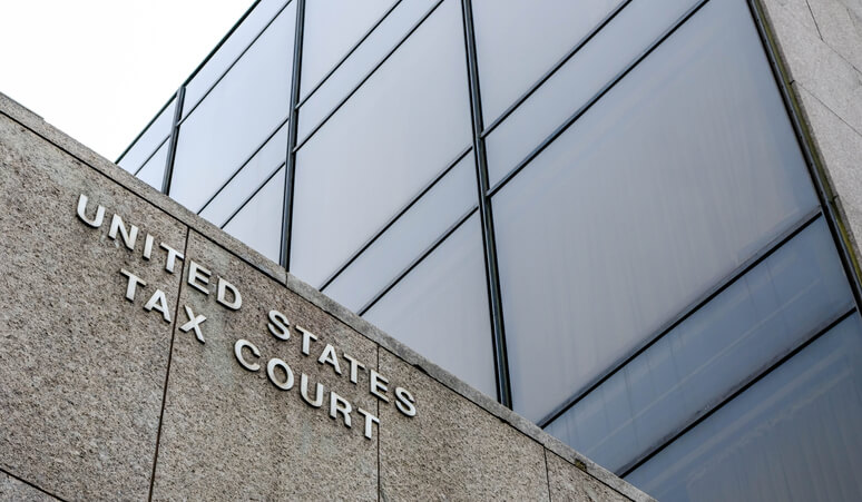 United States Tax Court building in Washington DC