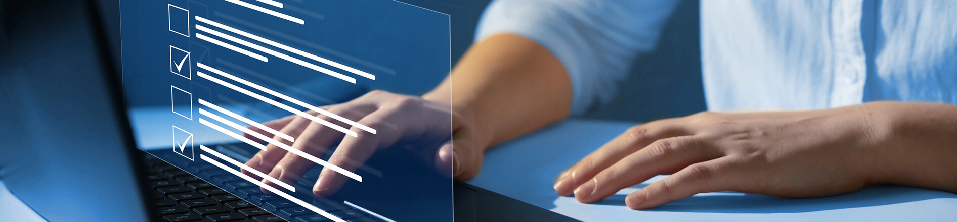 Fast checklist and clipboard task management.Business productivity checklist and filling survey form online